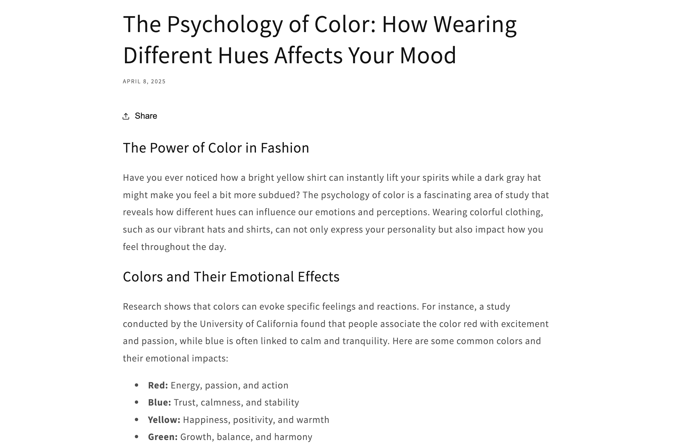 Blog Creation